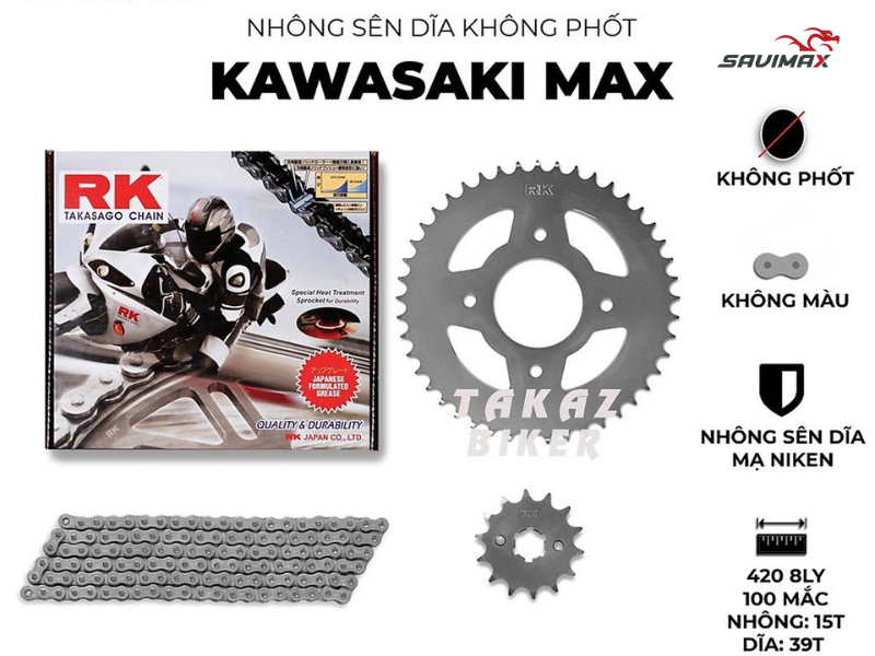 Mua  nhông đĩa xích xe Kawasaki
